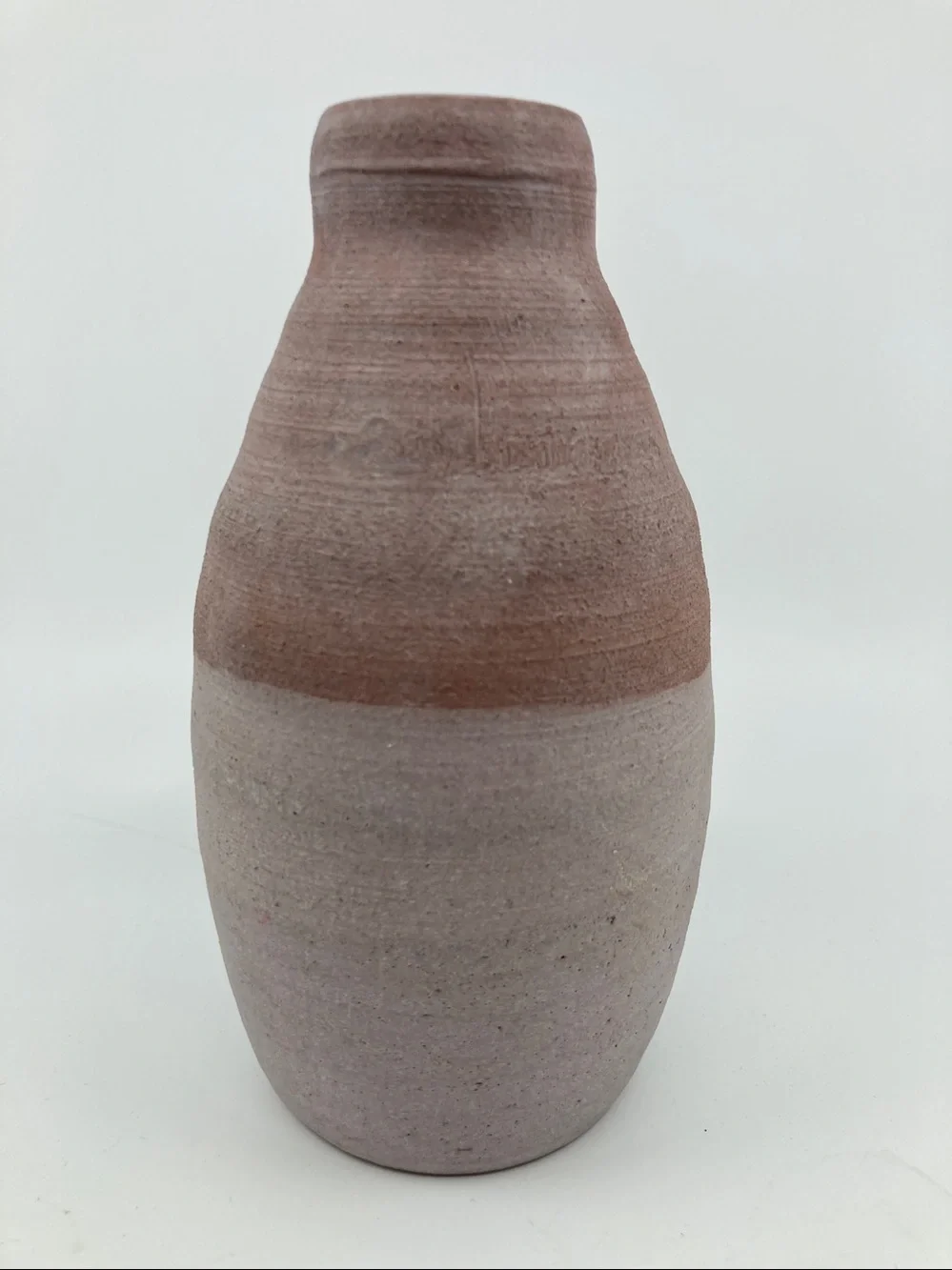 Sheldon Ceramics Terra Cotta Bottle Vase 6”